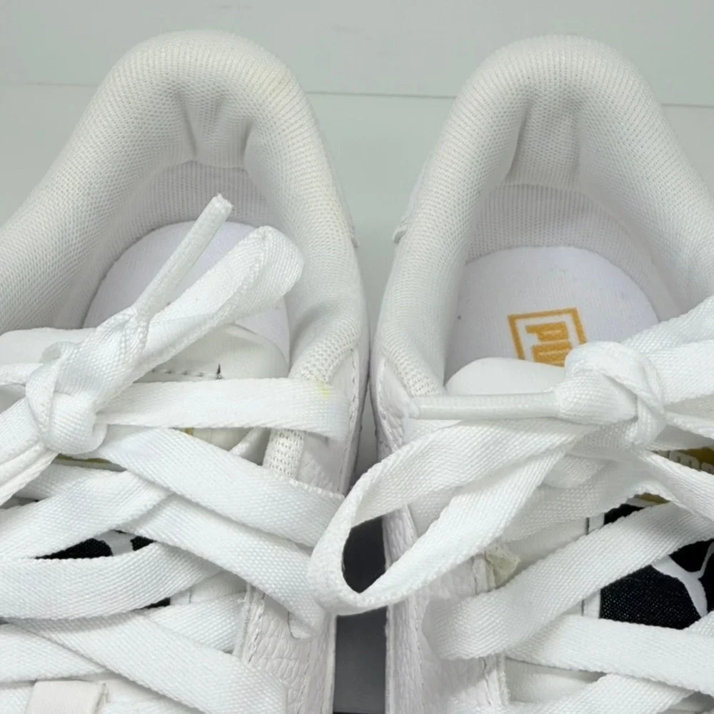 Puma Cali Wedge Women 7 White Platform Sneakers 373438-01 Chunky Fashion Shoes - Picture 3 of 9